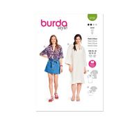 BURDA 5733 Abito Camicetta Modello Sarta Taglie 10 - 22 Abilità: FACILE