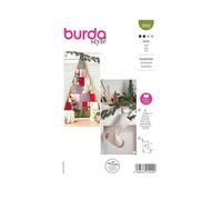 Burda 5952 - Cartamodello per calendario dell'Avvento fai da te, livello 2 per principianti