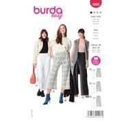 Burda 5960 - Cartamodello per principianti, da donna, taglia 34 - 48