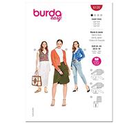 Burda 6120 - Cartamodello per gilet e giacca (donna, taglie 34-44) Level 1 super Easy