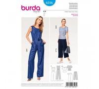 BURDA 6516 PATRONI DI CUCITO Coordinati Misses' Taglie 8 - 20 Abilità: FACILE
