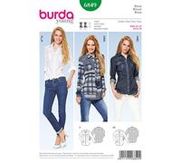 Burda 6849 - Cartamodello per Camicetta Donna 32-42