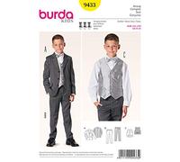 Burda 9433 - Cartamodello per Completo 3 Pezzi da Bambino, 9-15 Anni