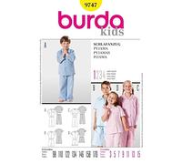 Burda 9747, Modello per Pigiama da 98 a 170 cm