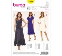 Burda - Abito - Paterno da Cucito - 19 x 13 cm - 36-46