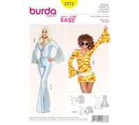 Burda B2373 - Cartamodello per Travestimento da Hippy, Dimensioni: 19 x 13 cm (Lingua Inglese)