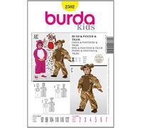 Burda B2502 - Cartamodello per Costumi da Cane, Pantera e Tigre, 19x13 cm