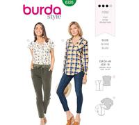 Burda B6326 - Cartamodello da cucito, 34-44, colore: Bianco