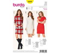 Burda b6609 - Cartamodello di Vestito Carta Bianco 19 x 13 x 1 cm