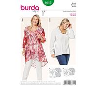 Burda b6615 - Cartamodello di Camicia Carta Bianco 19 x 13 x 1 cm