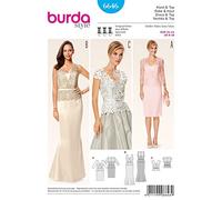 Burda Cartamodello per abito b6646 carta bianca 19 x 13 x 1 cm