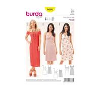 Burda b6686 - Cartamodello di Vestito Carta Bianco 19 x 13 x 1 cm