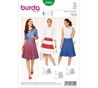 Burda B6904 - Cartamodello per Gonna, 19 x 13 cm (Lingua Inglese)