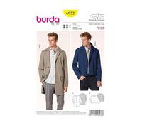Burda B6932 - Cartamodello per Cappotto e Giacca, 19 x 13 cm (Lingua Inglese)
