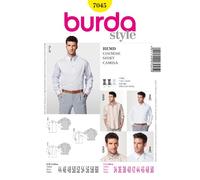 Burda B7045 - Cartamodello per Camicia, 19 x 13 cm (Lingua Inglese)
