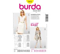 Burda B7075 - Cartamodello per Realizzare Coordinati da Donna, Taglie Varie, 19 x 13 cm