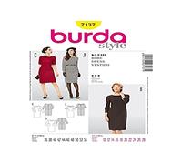 Burda B7137 - Cartamodello per Vestito da Donna, Dimensioni: 19 x 13 cm