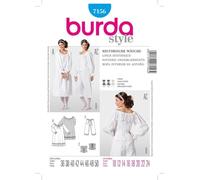 Burda B7156 - Cartamodello per Creare Costumi storici, 19 x 13 cm