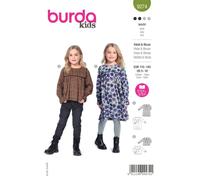 Burda Bambini 9274 PER Abito E Camicetta Cartamodello Taglie 5 - 10 Skill:
