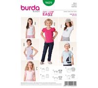 Burda Bambini 9439 Unisex T-Shirt Top Cucito Motivo Età 3- 12y Skill: Super Easy