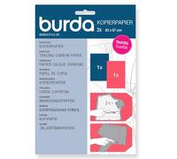 Burda Tracing-Carta carbone blu, 1 x rosso, Taglia unica, 2 Unità