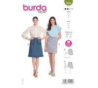 Burda Cartamodello 5930, gonna da donna, taglia 34-44, livello 2 leggero