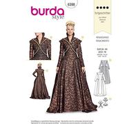 Burda - Cartamodello 6398 - Vestito da Rinascita, da 36 a 46