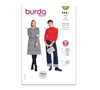 Burda Cartamodello Burda Style 5677 - Cartamodello per vestito e camicia da donna, taglie 36-48, X05677