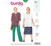 Burda Cartamodello da cucito 6307 - Giacca da donna, taglia 46 - 60, ideale per principianti [L2]