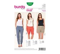 Burda Cartamodello da Cucito, Carta, Bianco, 32-46