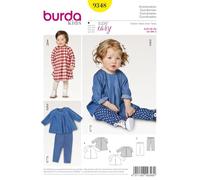 Burda cartamodello Kids 9348 Insieme, Carta, Bianco, 19 x 14 x 0,5 cm