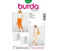 Burda - Cartamodello per Pantaloni a 7/8, da Donna