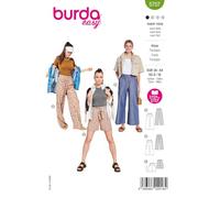 Burda Easy 5707 - Cartamodello da donna con elastico in vita, taglia 34-44