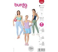 Burda Easy - Cartamodello da donna, taglia 34-48