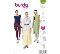 Burda Easy - Cartamodello da donna, taglia 34-48