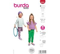 Burda Kids - Cartamodello per bambini, in due varianti, taglie 98-140