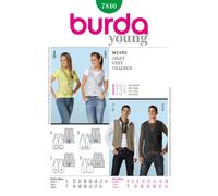 Burda Sewing Pattern 7810 - Vest 6-18