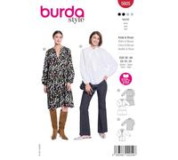 burda style #5605 - Cartamodello per abito e camicetta da donna, taglie 36-46