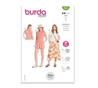 Burda Style 5645 - Cartamodello per camicia e pantaloncini da donna