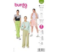 Burda Style #5761 - Cartamodello cargo da donna, in 2 lunghezze, taglia 32-48, livello di cucito 1 (super facile), con istruzioni per il cucito step-by-step (lingua italiana non garantita)