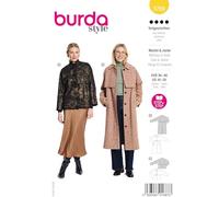 Burda Style #5769 - Cartamodello da donna, cappotto e giacca, taglia 36-46, livello di cucito 4, con istruzioni (lingua italiana non garantita)