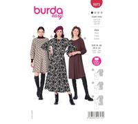 burda style 5975 - Cartamodello da cucire [da donna, taglia 34 - 48], livello 1, per principianti, multicolore