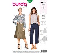 Burda Style B6434 - Cartamodello per camicette femminili da donna