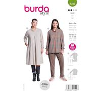Burda Style - Cartamodello da donna, linea ad A, vestito e maglioni, taglia 44-54