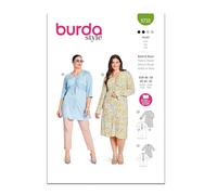 Burda Style Sewing Pattern B5732 - Cartamodello per vestito e camicetta da donna