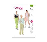 Burda Style Sewing Pattern B5761 - Cartamodello per pantaloni cargo da donna