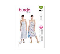 Burda Style Sewing Pattern B5821 - Cartamodello per abito da donna