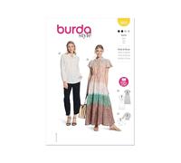 Burda Style Sewing Pattern B5823 - Cartamodello per vestito e camicetta da donna