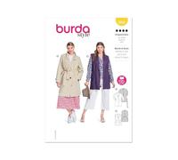 Burda Style Sewing Pattern B5840 - Cartamodello per cappotto e gilet da donna