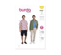 Burda Style Sewing Pattern B5842 - Cartamodello per camicia da uomo